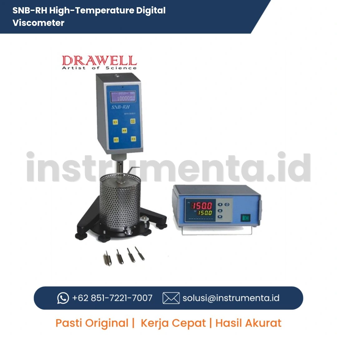 Jual High Temperature Digital Viscometer SNB RH Distributor Resmi Alat Ukur Viskositas Suhu Tinggi